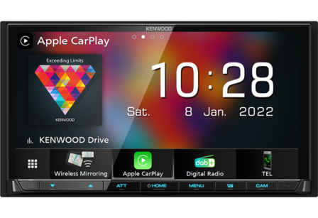 Kenwood DMX8021DABS bluetooth wireless Android Auto &amp; Apple Carplay