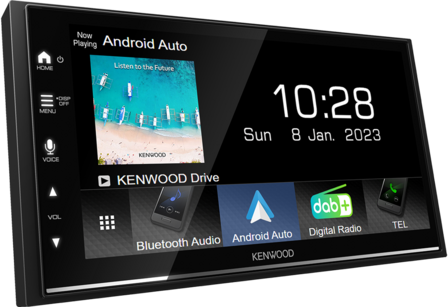 Kenwood DMX7722DABS autoradio wireless Apple Carplay &amp; Android Auto Wifi bluetooth