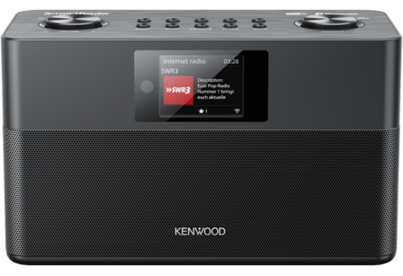 Kenwood CR-ST100S-B compacte internet radio systeem met Spotify DAB+ USB &amp; bluetooth audio