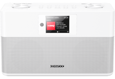 Kenwood CR-ST100S-W compacte internet radio systeem met Spotify DAB+ USB &amp; bluetooth audio