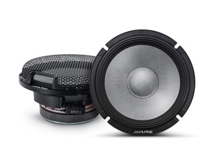 Alpine R2-S65C Hi-Res Audio luidspreker set 16,5cm 2-weg compo 100 watts RMS 4 ohms