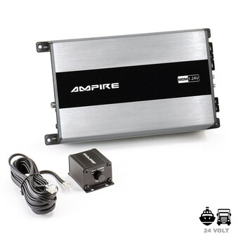 Ampire MBM1.24V monoblock versterker 24 volts 500 watts RMS 2 ohms