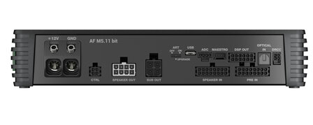 Audison Forza AF-M5.11 BIT DSP versterker 5 kanaals 1200 watts RMS