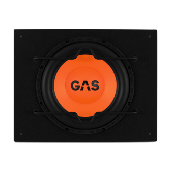 GAS AUDIO MAD B1-110 gesloten subwoofer kist 10 inch 250 watts RMS 4 ohms