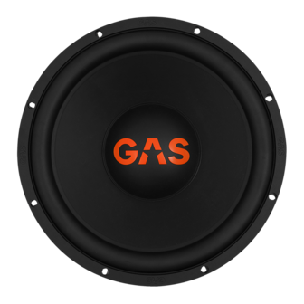 GAS AUDIO MAD S2-15D2 subwoofer 15 inch 400 watts RMS DVC 2 ohms