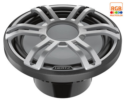 Hertz HMS12 S2-LD-G marine subwoofer 12 inch 500 watts RMS 2 ohms met RGB LED