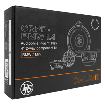 DLS Cruise CRPP-BMW1.4 custom fit 10 cm compo luidspreker set 80 watts RMS BMW &amp; MINI
