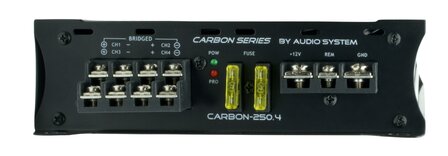 Audio System CARBON-250.4 versterker 4 kanaals 440 watts RMS