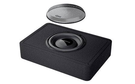 Hertz MPBX250-S2 gesloten &quot;downfire&quot; kist 10 inch 500 watts RMS SVC 2 ohms