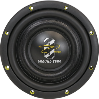 Ground Zero GZHW-8SPL-D2 FLAT subwoofer 8 inch 500 watts RMS DVC 2 ohms