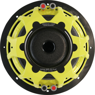 Ground Zero GZHW-8SPL-D2 FLAT subwoofer 8 inch 500 watts RMS DVC 2 ohms