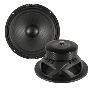 ESX Vision VXP6.2W high end kickbassen set 16,5 cm 125 watts RMS 4 ohms