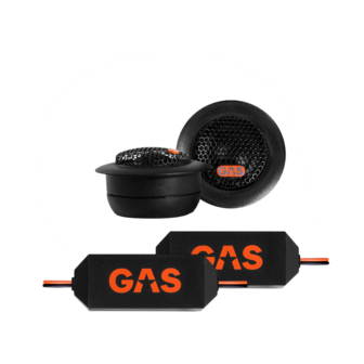 GAS AUDIO MAD T1-204 tweeter set 20mm silk dome 50 watts RMS 4 ohms