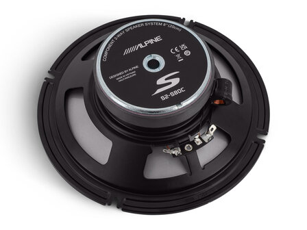Alpine S2-S80C Hi-Res Audio luidspreker set 20 cm 2-weg compo 85 watts RMS