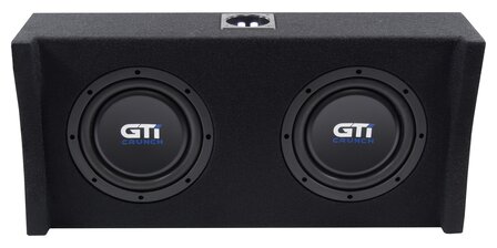 Crunch GTi200S &quot;downfire&quot; gesloten subwoofer kist 8 inch 200 watts RMS