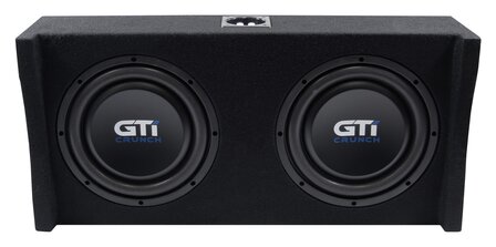 Crunch GTi250S &quot;downfire&quot; gesloten subwoofer kist 10 inch 250 watts RMS