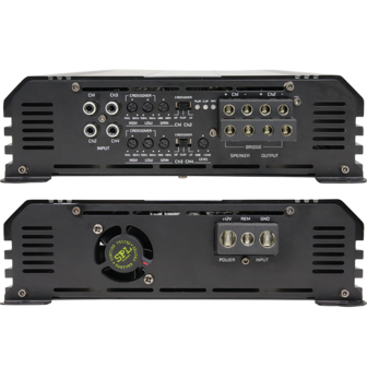 Ground Zero GZCA500.Q1 SPL 4 kanaals versterker 1800 watts RMS