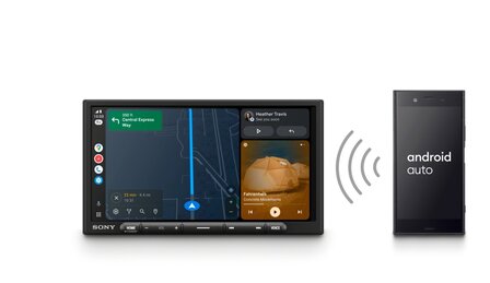 Sony XAV-AX4050 DAB+ autoradio met draadloos Apple Carplay &amp; Android Auto