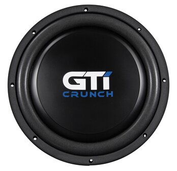 Crunch GTi124 shallow mount &quot;FLAT&quot; subwoofer 12 inch 300 watts RMS 4 ohms 