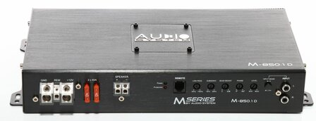 Audio System M850.1D mono block versterker 850 watts RMS 2 ohms met bass-remote