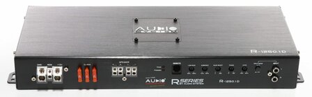 Audio System Radion R1250.1D digitale mono-block versterker 1250 watts RMS 1 ohms met RTC bass-remote