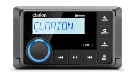 Clarion CMM-10 marine DAB radio met bluetooth en usb