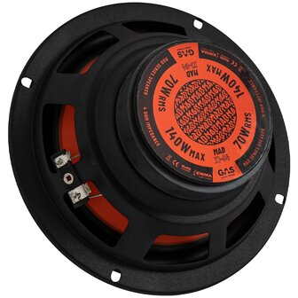 GAS AUDIO MAD X1-64 luidspreker set 16,5 cm 70 watts RMS 4 ohms
