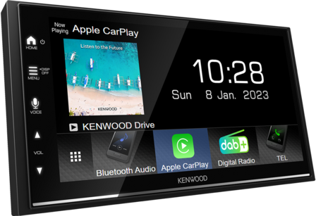 Kenwood DMX7722DAB-CAMPER sygic navigatie bluetooth wireless Android Auto &amp; Apple Carplay