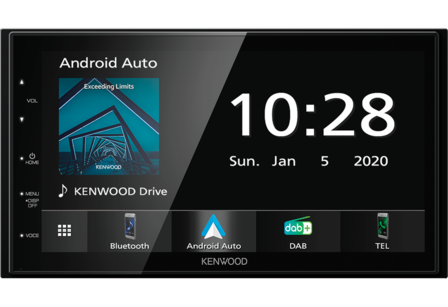 Kenwood DMX5020DAB-CAMPER sygic navigatie bluetooth Android Auto &amp; Apple Carplay