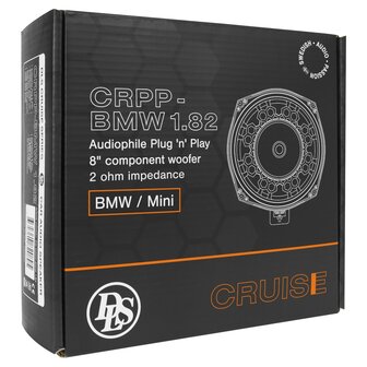 DLS Cruise CRPP-BMW1.82 custom fit 8 inch subwoofer 120 watts RMS 2 ohms BMW &amp; MINI