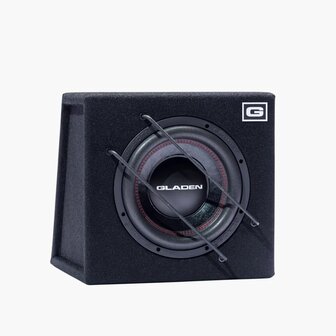 Gladen RSX10-SB gesloten subwoofer kist 10 inch 300 watts RMS 4 ohms