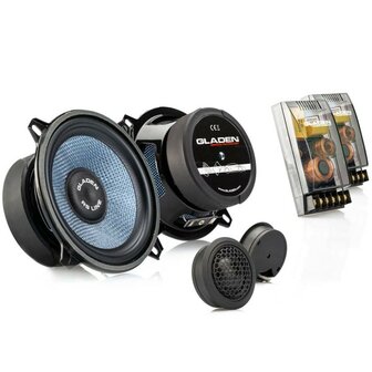 Gladen RS130 luidspreker set 13cm 2-weg compo 90 watts RMS 3 ohms