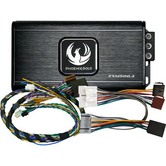 Phoenix Gold ZXMPI1 plug &amp; play power upgrade 4 kanaals versterker kit voor Isuzu