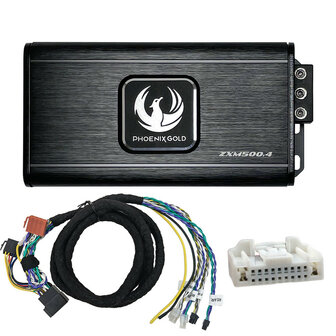 Phoenix Gold ZXMPN1 plug &amp; play power upgrade 4 kanaals versterker kit voor Nissan 2003-&gt;