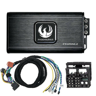 Phoenix Gold ZXMPB1 plug &amp; play 4 kanaals versterker upgrade kit voor BMW