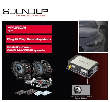 Gladen SoundUp GA-SU-HYi30-FL-PASSIV sound upgrade Hyundai i30 facelift vanaf 2019