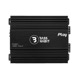 Bass Habit Play PP1000.1 mono block versterker 1000 watts RMS 1 ohms