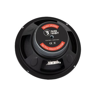 Bass Habit Play SP200M 20cm midwoofer set 75 watts RMS 4 ohms 96dB