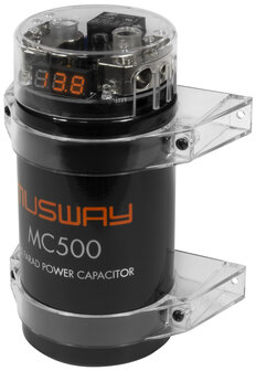 MusWay MC500 condensator 0.5 farad met intern verdeelblok