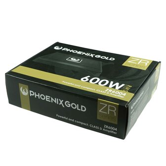 Phoenix Gold ZR6004 versterker 4 kanaals 600 watts RMS