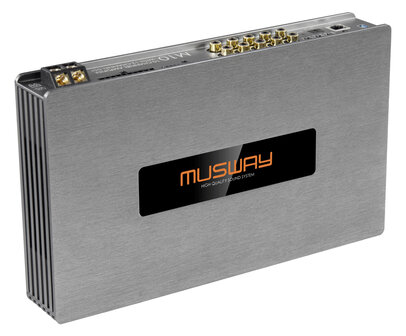 MusWay M10 dsp versterker 10 kanaals met 1540 watts RMS