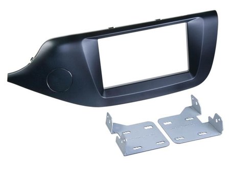 Kia Ceed / Pro Ceed inbouwframe 2-Din mat zwart