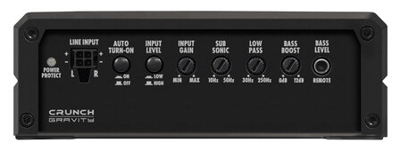Crunch Gravity GTX2250.1D mono block versterker 1125 watts RMS 1 ohms