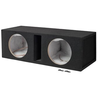 Auto Connect VE210E lege gepoorte subwoofer kist 2 x 10 inch circa 60 liters