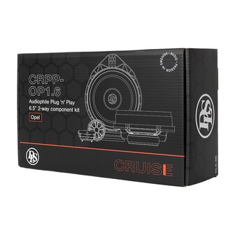 DLS Cruise CRPP-OP1.6 custom fit 16,5 cm compo luidspreker set 100 watts RMS 3 ohms voor OPEL