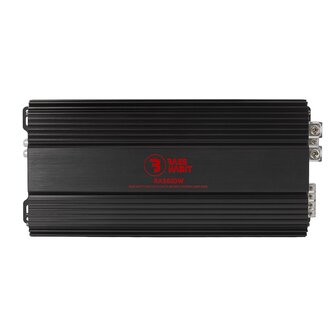 Bass Habit Rebel RA3600W mono block versterker 1800 watts RMS 1 ohms