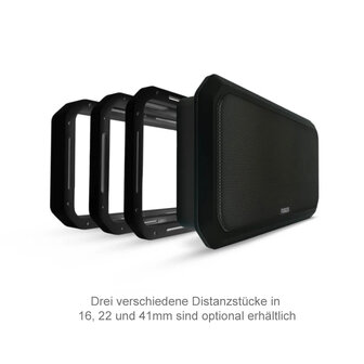 Fusion RV-FS402B Sound Panel luidspreker zwart IP65 50 watts RMS 4 ohms