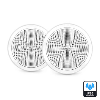 Fusion FM-F77RW marine luidspreker wit inbouw 20 cm 50 watts RMS 4 ohms