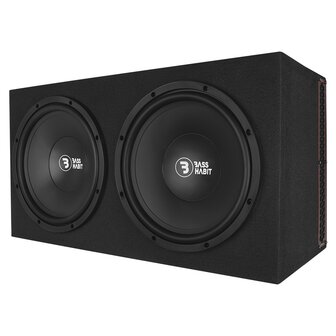 Bass Habit Play PL212A actieve bassreflex kist 2 x 12 inch 250 watts RMS