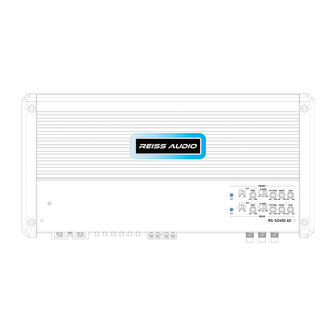 Reiss Audio RS-SD450.4D high power versterker 4 kanaals 2700 watts RMS